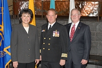 Dr. Yvette Roubideaux, John Longstaff, and Gary Hartz